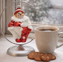 sjov julepynt klovn til juletræ